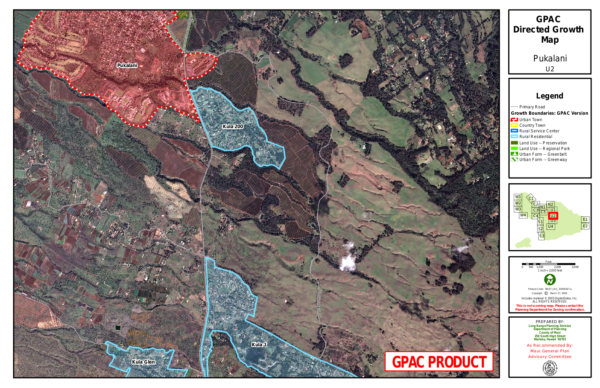 GPAC Directed Growth Map Pukalani